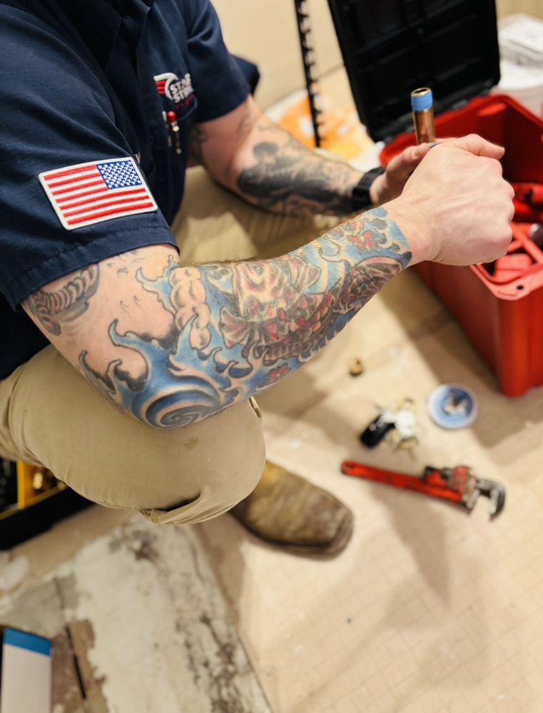 Slide of Stars and Stripes Plumbing