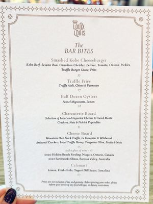 Menu photo 2 LOUIX LOUIS Toronto, ON