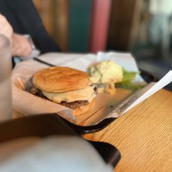 Bubba’s Roadhouse - Mushroom burger with real mushrooms