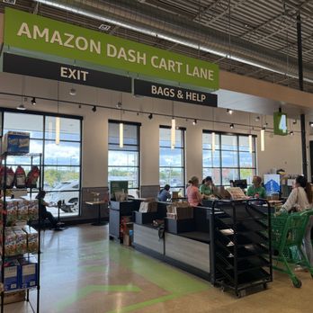 Amazon Fresh - Airy checkout area. - Grocery Near Me - Schaumburg, Illinois Amazon Fresh - Airy checkout area. - Grocery Near Me - Schaumburg, Illinois