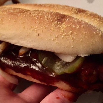McDonald's - McRib ($4.49)- 3/5 stars - Fast Food Near Me - Sunnyvale, California McDonald's - McRib ($4.49)- 3/5 stars - Fast Food Near Me - Sunnyvale, California