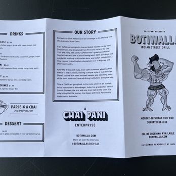 Botiwalla by Chai Pani - Menu - Indian Near Me - Asheville, North Carolina Botiwalla by Chai Pani - Menu - Indian Near Me - Asheville, North Carolina
