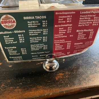 Birria LES - Menu - Tacos Near Me - Brooklyn, New York
