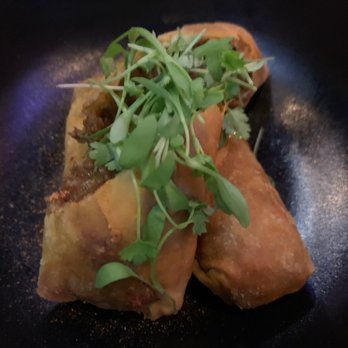 BLK SWAN - Steak and cheese egg rolls - New American Near Me - Baltimore, Maryland