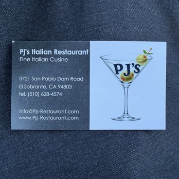 PJ's Restaurant & Cocktail - Italian Near Me - El Sobrante, California PJ's Restaurant & Cocktail - Italian Near Me - El Sobrante, California