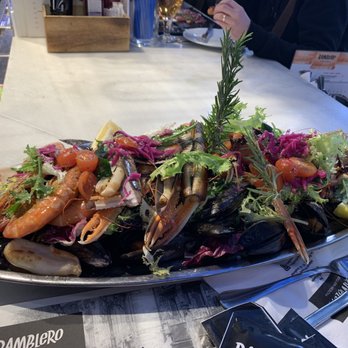 Ramblero - Grill seafood plate - Seafood Near Me - Barcelona, B