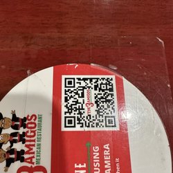 The 3 Amigos Mexican Restaurant - Menu