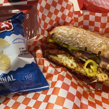 Greek's Pizzeria - Italian sandwich with chips. - Pizza Near Me - Terre Haute, Indiana Greek's Pizzeria - Italian sandwich with chips. - Pizza Near Me - Terre Haute, Indiana