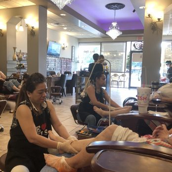 Beverly Hills Nails Spa - Wonderful place I found not far from where I am staying.  New to Irving- DFW area and this was a very pleasant experience. - Nail Salons Near Me - Irving, Texas