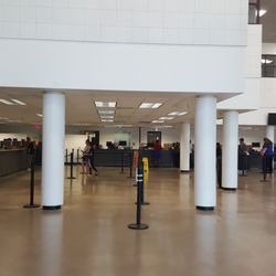 Motor Vehicle Division - Remodeling?  Where are the chairs?