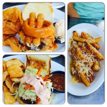 Boston Burger - The 420, The Hot Mess, and Garlic Parmesan Fries! WOW! - Burgers Near Me - Boston, Massachusetts