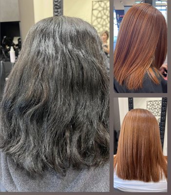 Color correction - Color correction balayage layers haircut highlights Color correction - Color correction balayage layers haircut highlights
