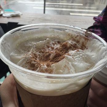 Larry's Ca Phe - Salted foam cold brew (minus a few sips) - Coffee & Tea Near Me - Brooklyn, New York