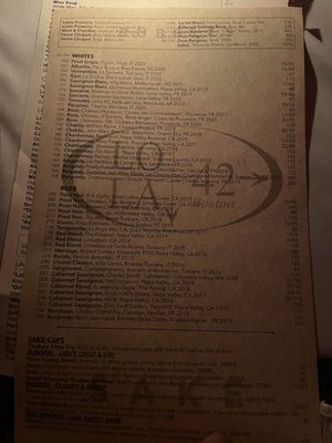 Menu photo 8 LoLa 42 Boston, MA