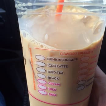 Dunkin' - Ice coffee with cream but no sugar as requested, again. - Donuts Near Me - Concord, New Hampshire Dunkin' - Ice coffee with cream but no sugar as requested, again. - Donuts Near Me - Concord, New Hampshire