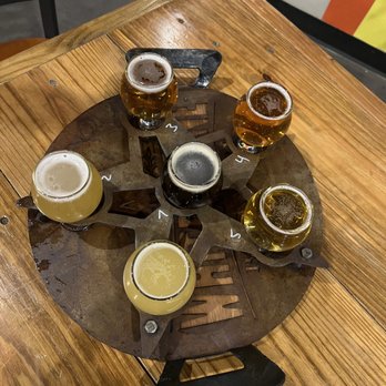 Whitestone Brewery - Beer flight - two - Breweries Near Me - Cedar Park, Texas Whitestone Brewery - Beer flight - two - Breweries Near Me - Cedar Park, Texas