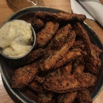 Liberty Street Kitchen - Portobello Fries - So darn good! And that aioli goes oh so well. - Comfort Food Near Me - Pella, Iowa