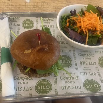 City Silo Table + Pantry - Silo Burger and Side Salad - Juice Bars & Smoothies Near Me - GERMANTOWN, Tennessee City Silo Table + Pantry - Silo Burger and Side Salad - Juice Bars & Smoothies Near Me - GERMANTOWN, Tennessee