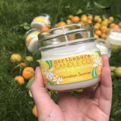 North Shore Candle Company - Rise up with the citrusy island scent of our newest addition Hawaiian Sunrise.