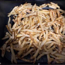 Had to cook my own fries. Nothing but limp greasy fries. Had to cook my own fries. Nothing but limp greasy fries.