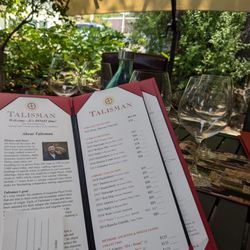 Talisman Wines Tasting Room - Tasting on the patio