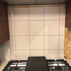 La Raj Tile & Marble - Kitchen wall before