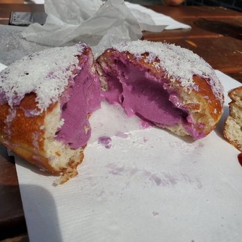 Blackbird Doughnuts - Fenway - Ube coconut Bismark - Donuts Near Me - Boston, Massachusetts Blackbird Doughnuts - Fenway - Ube coconut Bismark - Donuts Near Me - Boston, Massachusetts