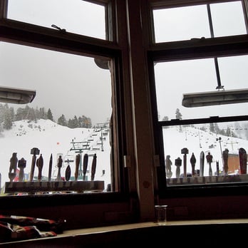 Bear Mountain - view from the bar - Ski Resorts Near Me - Big Bear Lake, California