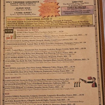 Thai Diner - I want a copy of this quirky menu for my own reading time. - Thai Near Me - New York, New York Thai Diner - I want a copy of this quirky menu for my own reading time. - Thai Near Me - New York, New York