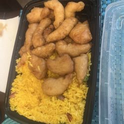 New Rainbow - Sweet and sour chicken combination meal