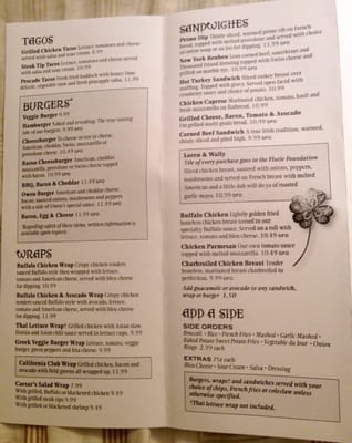 Menu photo 2 Owen O'Leary's Westborough, MA Menu photo 2 Owen O'Leary's Westborough, MA