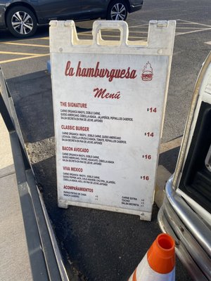 Menu photo 2 La Hamburguesa Phoenix, AZ Menu photo 2 La Hamburguesa Phoenix, AZ