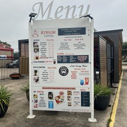 Atrium Coffee Company - Menu