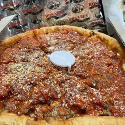 Rosati's Pizza - 10" Chicago style pizza: Pepperoni, Italian sausage and Bacon