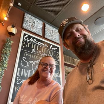 The Hive Bar & Grill - Just us, before we ordered. Food was so good, we forgot to take photos. - American Near Me - Wildomar, California The Hive Bar & Grill - Just us, before we ordered. Food was so good, we forgot to take photos. - American Near Me - Wildomar, California