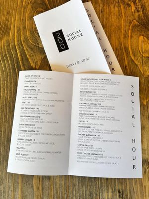 Menu photo 5 200 Social House Bernalillo, NM