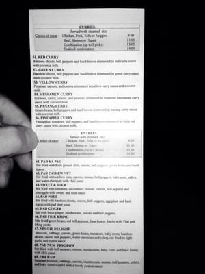Menu photo 7 Thai Curry Gresham, OR