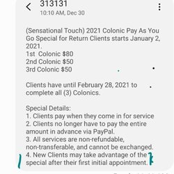 Sensational Touch Massage - False Advising