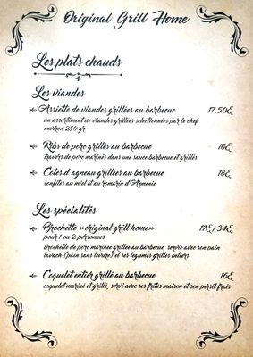 Menu photo 2 Original Grill Home Metz, 57