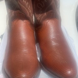 Boots were conditioned and polished
