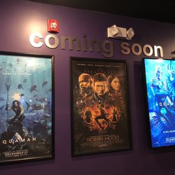 Fabian 8 Cinema - Coming soon board, with posters promoting new movies. (11/9/2018)