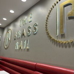 Brass Rail Salt Beef Bar - The Brass Rail decor and seating