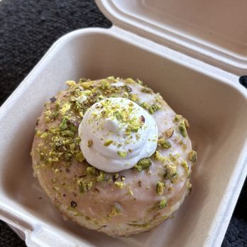 Good Town Doughnuts - Pistachio lime donut - Donuts Near Me - Costa Mesa, California Good Town Doughnuts - Pistachio lime donut - Donuts Near Me - Costa Mesa, California