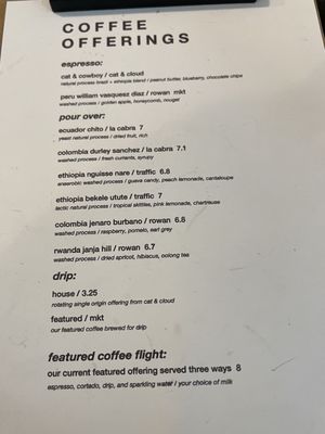 Menu photo 2 Wayward Coffee Co Dallas, TX Menu photo 2 Wayward Coffee Co Dallas, TX