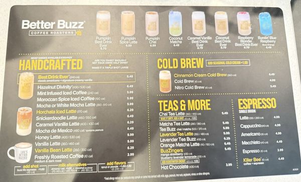Menu photo 3 Better Buzz Coffee Gilbert Gilbert, AZ