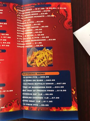 Menu photo 5 Loop Gyros Kissimmee, FL