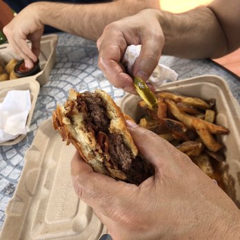Union Jack's Olde Congo Hotel - Bacon Molasses Burger - Pubs Near Me - Barto, Pennsylvania Union Jack's Olde Congo Hotel - Bacon Molasses Burger - Pubs Near Me - Barto, Pennsylvania