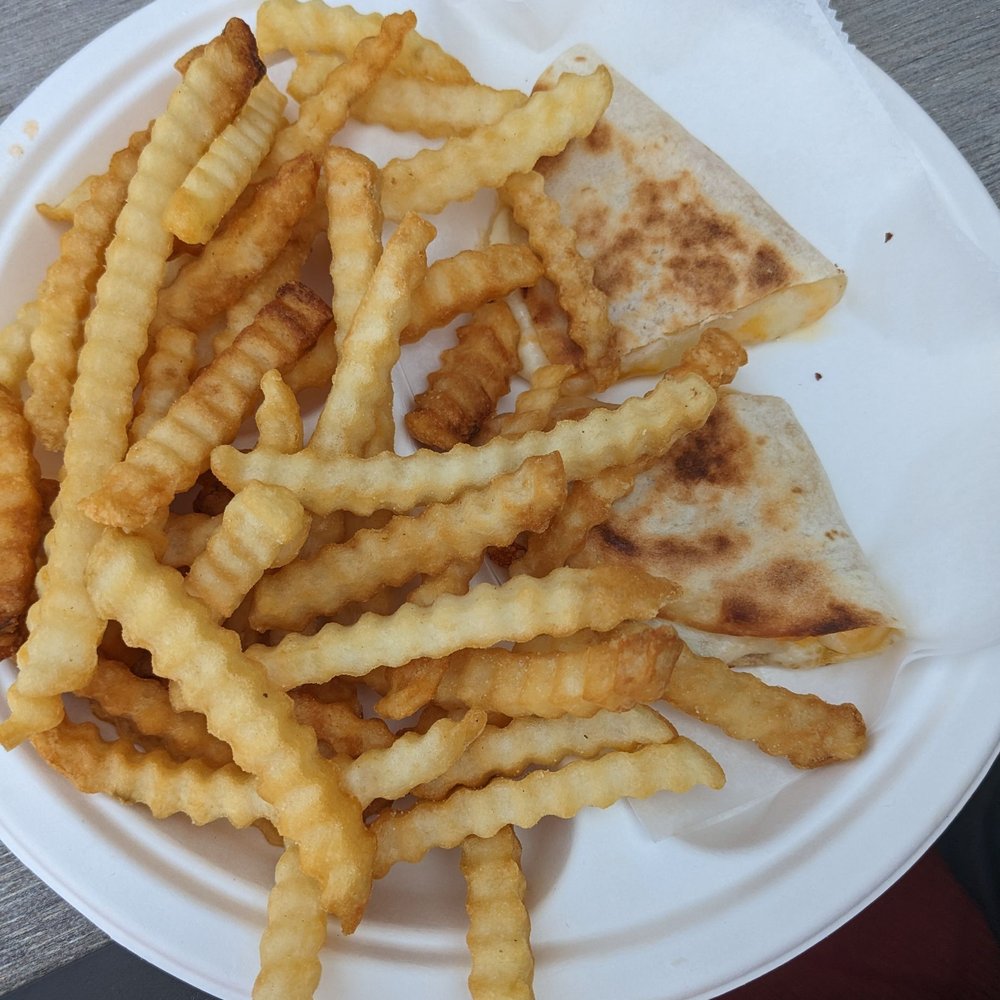 Taco Patio - Kid's Cheese Quesadilla with French Fries - Mexican Near Me - Lockport, Illinois