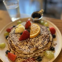Sunny Side Breakfast - Lemon Ricotta Pancakes