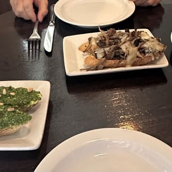 Tria Cafe Rittenhouse - Mushroom Bruschetta Goat Cheese and Pesto Bruschetta Figs with Gorgonzola - Wine Bars Near Me - Philadelphia, Pennsylvania Tria Cafe Rittenhouse - Mushroom Bruschetta Goat Cheese and Pesto Bruschetta Figs with Gorgonzola - Wine Bars Near Me - Philadelphia, Pennsylvania